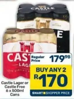 Pick n Pay Hypermarket Castle Lager or Castle Free offer