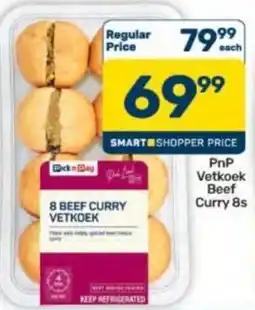 Pick n Pay Hypermarket 8 Beef Curry Vetkoek offer