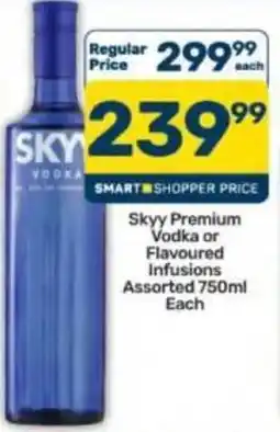 Pick n Pay Hypermarket Skyy Premium Vodka or Flavoured Infusions Assorted offer