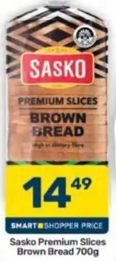 Pick n Pay Hypermarket Sasko Premium Slices Brown Bread offer