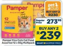 Pick n Pay Hypermarket Pamper Fine Cuts Cat Food Assorted offer