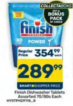 Pick n Pay Hypermarket Finish Dishwasher Tablets Assorted offer