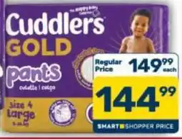 Pick n Pay Hypermarket Cuddlers Gold pants offer