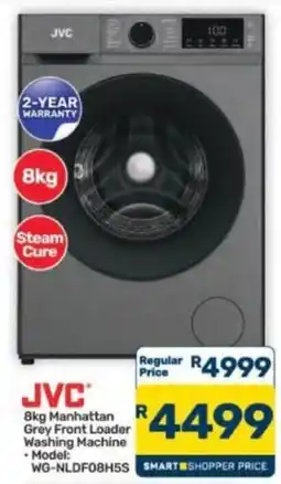 Pick n Pay Hypermarket JVC 8kg Manhattan Grey Front Loader Washing Machine offer
