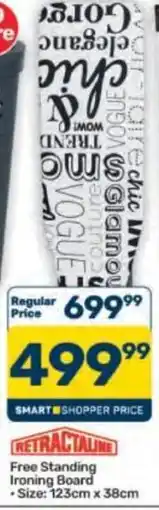 Pick n Pay Hypermarket Retractaline Free Standing Ironing Board offer