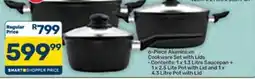 Pick n Pay Hypermarket 6-Piece Aluminium Cookware Set with Lids offer