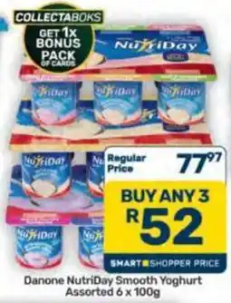 Pick n Pay Hypermarket Danone NutriDay Smooth Yoghurt Assorted offer