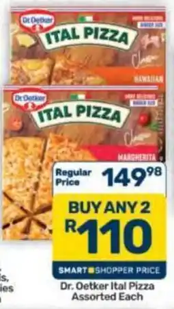 Pick n Pay Hypermarket Dr. Oetker Ital Pizza Assorted offer