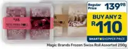 Pick n Pay Hypermarket Magic Brands Frozen Swiss Roll Assorted offer