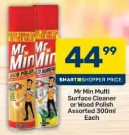 Pick n Pay Mr Min Multi Surface Cleaner or Wood Polish Assorted offer
