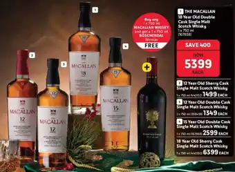 THE MACALLAN 18 Year Old Double Cask Single Malt Scotch Whisky