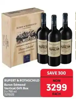 Makro’s liquor Rupert & Rothschild Baron Edmond Vertical Gift Box offer