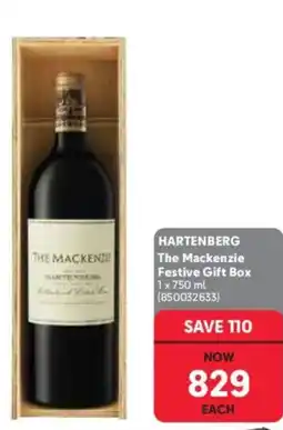 Makro’s liquor HARTENBERG The Mackenzie Festive Gift Box offer