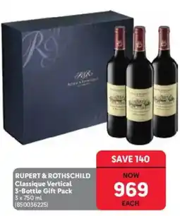 Makro’s liquor Rupert & Rothschild Classique Vertical offer