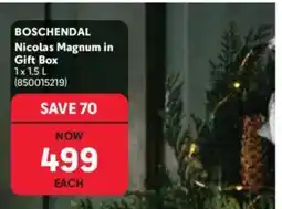 Makro’s liquor BOSCHENDAL Nicolas Magnum in Gift Box offer