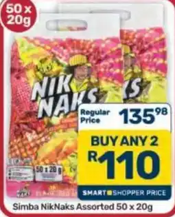 Pick n Pay Hypermarket Simba NikNaks Assorted offer