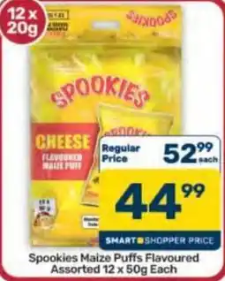 Pick n Pay Hypermarket Spookies Maize Puffs Flavoured Assorted offer