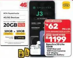Pick n Pay Hypermarket Spectra J3 Lite offer