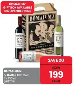 Makro’s liquor BOMALUMZ 3-Bottle Gift Box offer