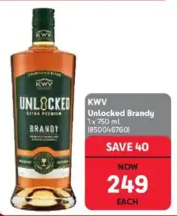 Makro’s liquor KWV Unlocked Brandy offer