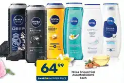Pick n Pay Nivea Shower Gel Assorted offer