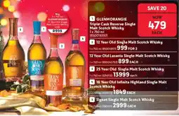 Makro’s liquor GLENMORANGIE Triple Cask Reserve Single Malt Scotch Whisky offer