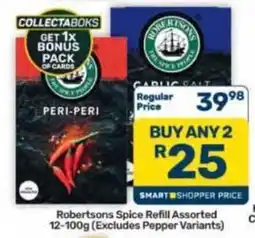 Pick n Pay Hypermarket Robertsons Spice Refill Assorted offer