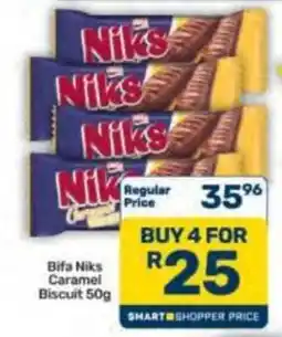 Pick n Pay Hypermarket Bifa Niks Caramel Biscuit offer