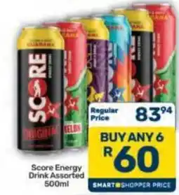 Pick n Pay Hypermarket Score Energy Drink Assorted offer