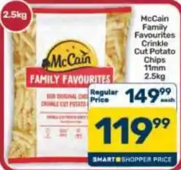 Pick n Pay Hypermarket McCain Family Favourites Crinkle Cut Potato Chips offer