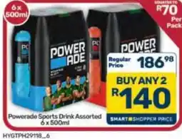 Pick n Pay Hypermarket Powerade Sports Drink Assorted offer