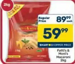 Pick n Pay Hypermarket Fatti's & Moni's Macaroni offer