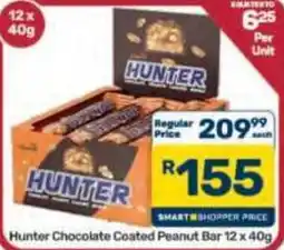 Pick n Pay Hypermarket Hunter Chocolate Coated Peanut Bar offer