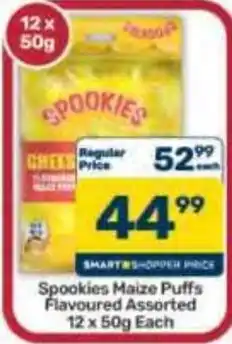 Pick n Pay Hypermarket Spookies Maize Puffs Assorted offer