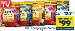 Pick n Pay Hypermarket Casa-Mia Fastmove Noodles Assorted offer