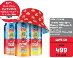 Makro’s liquor RED SQUARE Tropika offer