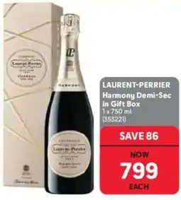 Makro’s liquor Laurent-Perrier Harmony Demi-Sec offer