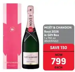 Makro’s liquor MOËT & CHANDON Rosé 2026 offer