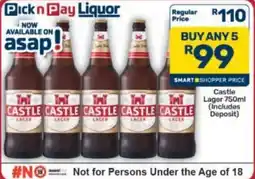 Pick n Pay Hypermarket Castle Lager offer