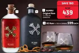 Makro’s liquor Bumbu Original Rum offer