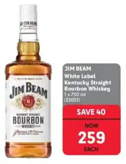 Makro’s liquor Jim Beam White Label Kentucky Straight Bourbon Whiskey offer