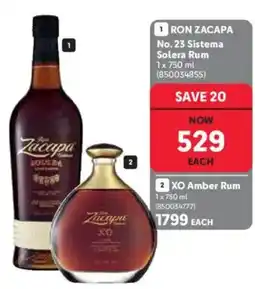 Makro’s liquor RON ZACAPA No. 23 Sistema Solera Rum offer