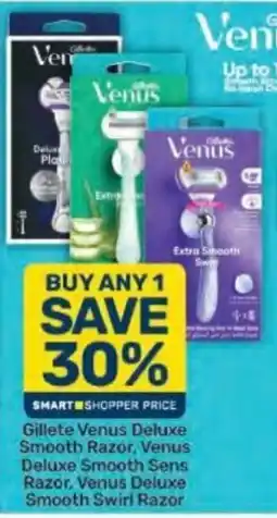 Pick n Pay Gillete Venus Deluxe Smooth Razor offer