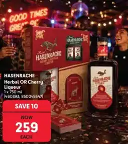 Makro’s liquor HASERNRACHE Herbal OR Cherry Liqueur offer