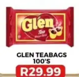 Saverite GLEN TEABAGS 100'S offer