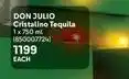 Makro Don julio - cristalino tequila 1 x 750 ml (850007724) offer