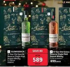 Makro Glenfiddich - 12 year old special reserve single malt scotch whisky 1 x 750 ml (106041) offer