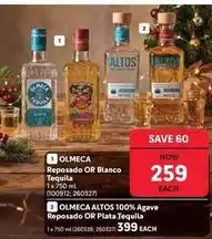 Makro Olmeca - repasado or blanco tequila 1x 750 ml offer