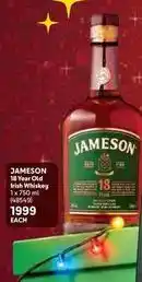 Makro Jameson - 18 year old irish whiskey 1 x 750 ml (48549) offer
