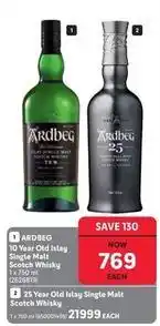 Makro 10 year old islay single malt scotch whisky 1x 750ml (2626819) offer